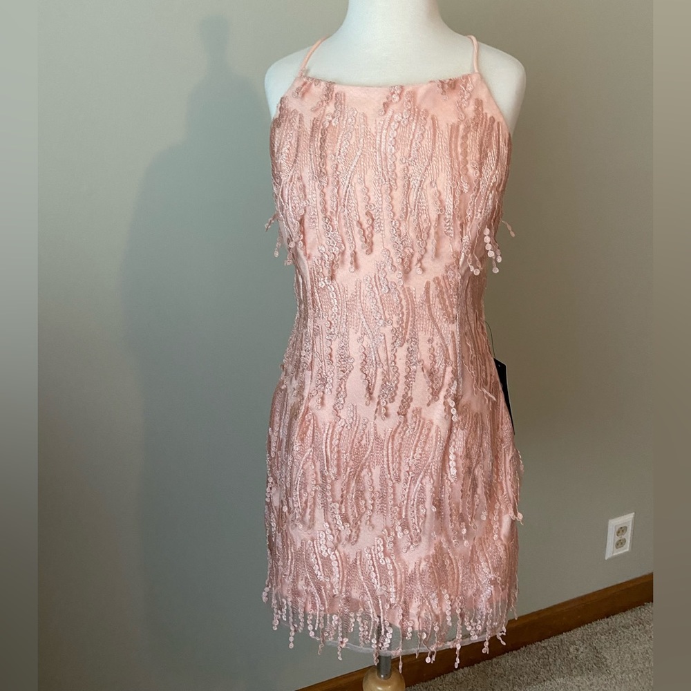 soft pink short lulus dress
